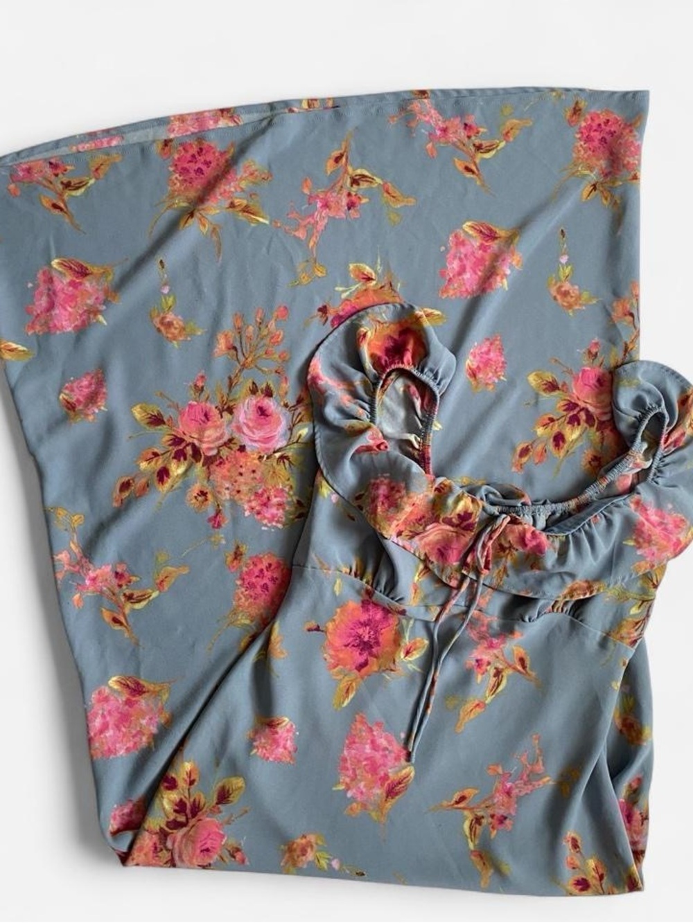 Wild Fable blue floral maxi dress